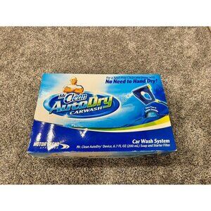 Mr Clean AutoDry CARWASH System with Wand Soap and Filter BRAND NEW Spot Free